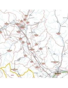 Carta stradale con CAP della provincia di Bolzano/Bozen jpg 2