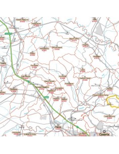 Carta stradale con CAP della provincia di Caserta jpg 2