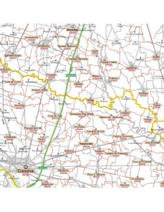 Carta stradale con CAP della provincia di Cremona jpg 2