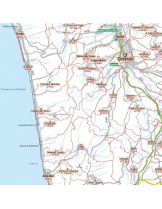Carta stradale con CAP della provincia di Cosenza jpg 2