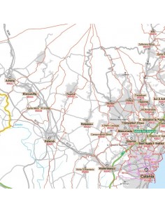 Carta stradale con CAP della provincia di Catania jpg 2