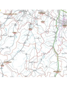 Carta stradale con CAP della provincia di Forlì-Cesena jpg 2