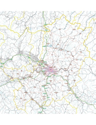 Carta stradale con CAP della provincia di...