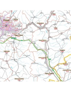 Carta stradale con CAP della provincia di Firenze jpg 2