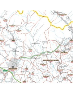 Carta stradale con CAP della provincia di Frosinone jpg 2