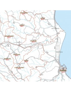 Carta stradale con CAP della provincia di Crotone jpg 2