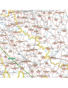 Carta stradale con CAP della provincia di Lodi jpg 2