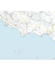 Carta stradale con CAP della provincia di Latina jpg