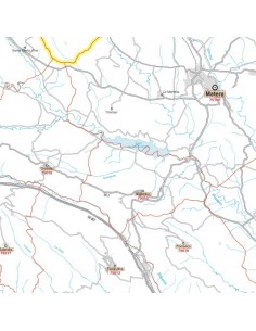 Carta stradale con CAP della provincia di Matera jpg 2