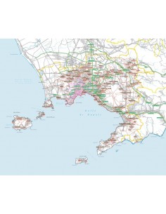 Carta stradale con CAP della provincia di Napoli jpg