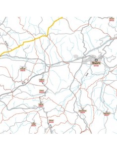 Carta stradale con CAP della provincia di Nuoro jpg 2