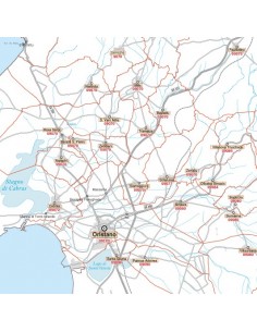 Carta stradale con CAP della provincia di Oristano jpg 2