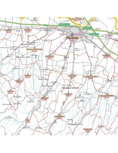 Carta stradale con CAP della provincia di Piacenza jpg 2
