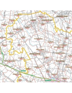 Carta stradale con CAP della provincia di Padova jpg 2