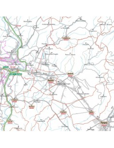 Carta stradale con CAP della provincia di Perugia jpg 2