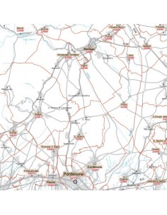 Carta stradale con CAP della provincia di Pordenone jpg 2