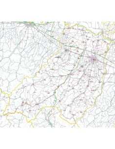Carta stradale con CAP della provincia di Parma jpg