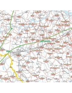 Carta stradale con CAP della provincia di Pavia jpg 2