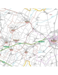 Carta stradale con CAP della provincia di Ravenna jpg 2