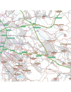 Carta stradale con CAP della provincia di Roma jpg 2