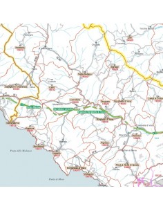 Carta stradale con CAP della provincia di La Spezia jpg 2