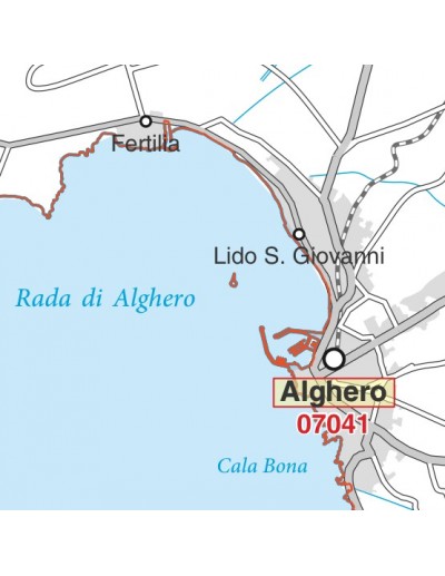 Carta stradale con CAP della provincia di...