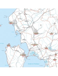 Carta stradale con CAP della provincia del Sud Sardegna jpg 2