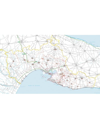 Carta stradale con CAP della provincia di...