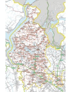 Carta stradale con CAP della provincia di Varese jpg