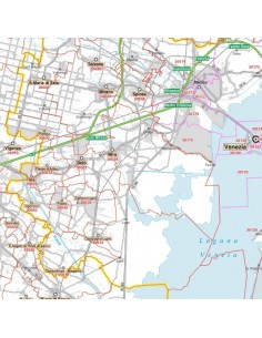 Carta stradale con CAP della provincia di Venezia jpg 2