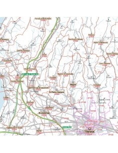 Carta stradale con CAP della provincia di Verona jpg 2