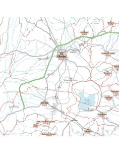 Carta stradale con CAP della provincia di Viterbo jpg 2