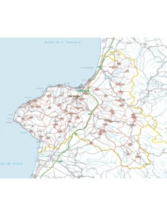 Carta stradale con CAP della provincia di Vibo Valentia jpg