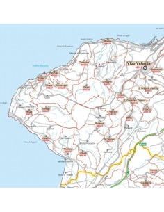 Carta stradale con CAP della provincia di Vibo Valentia jpg 2