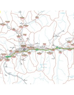 Carta stradale con CAP della Valle d'Aosta jpg 2