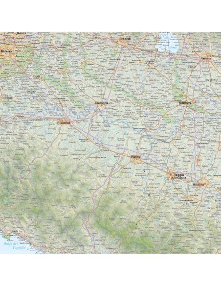 Mappa della Lombardia Magnetica 120x120 cm