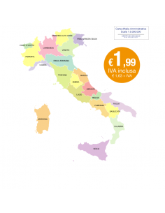 Mappa delle Regioni d'Italia pdf 2