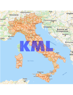 Mappa delle Province e Regioni d'Italia KML