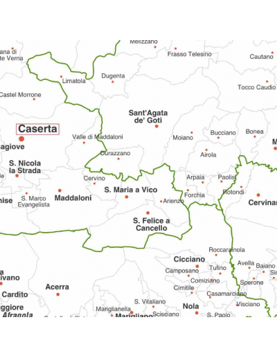 Mappa dei comuni della Campania - PANNELLO...