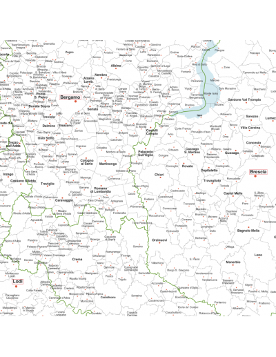 Mappa dei comuni della Lombardia - PANNELLO...