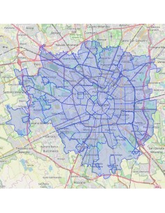 Mappa dei quartieri di Milano KML