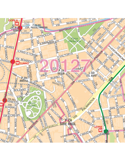 Mappa dei CAP di Milano MAGNETICA e SCRIVIBILE...