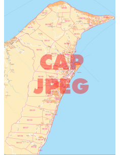 Mappa di Messina jpg 1:50.000 con CAP