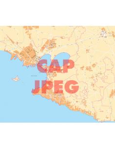 Mappa di Taranto jpg 1:50.000 con CAP