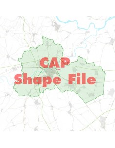 Mappa dei cap di Alessandria ShapeFile