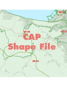 Mappa dei cap di Ancona ShapeFile 2