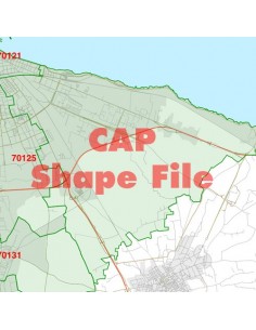 Mappa dei cap di Bari ShapeFile 2