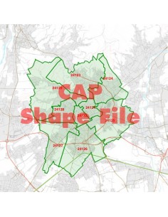 Mappa dei cap di Bergamo ShapeFile