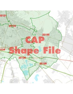 Mappa dei cap di Brescia ShapeFile 2