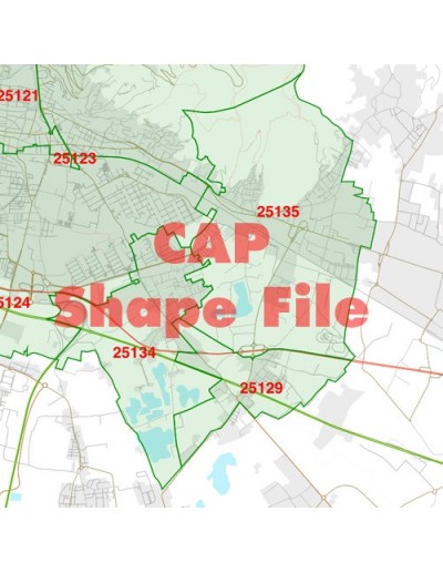 Mappa dei cap di Brescia ShapeFile